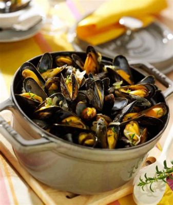  Moules Marinières: Indulge in a symphony of briny delight with this classic French seafood dish.