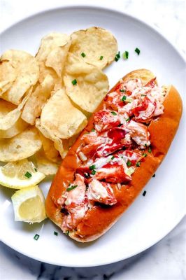 Lobster Roll: A Decadent Fusion of Fresh Seafood and Tangy Butteriness!